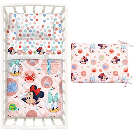 Caleffi Copriletto trapuntato Minnie Baby, 2 pezzi, Rosso