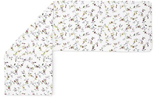 Amilian Seitenschläferkissen Bezug; Stillkissenbezug: ca. 150 x 40 cm für Lagerungskissen; 100% Baumwolle; Pillow Cover; Ersatzbezug; abnehmbar und waschbar Blumen Bunt