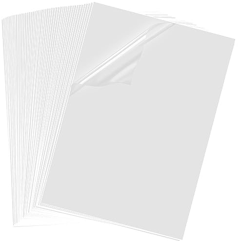 Harloon 400 Sheets Laser Transparency Film 8.3 x 11.7'', Overhead Projector Film Transparent Paper OHP Clear for Laser Printer and Copier, Photo, Office Supplies Transparent Film A4 Letter Size