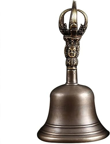 Weihnachts-Handglocke, Metall-Handglocke, Hotel-Dinner-Tisch-Bronze-Dinner-Glocke (Farbe: Vintage-Farbe, Größe: 7,1 * 3,5 (Farbe: Vintage-Farbe, Größe: 5,9 * 2,8 Zoll). (Color : Vintage Color, Size