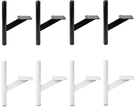 Natural Goods Berlin 4X Möbelfüße ERNST - Möbelfüße Schwarz Metall 15 cm - Möbelbeine für Sofas, Betten & Sideboards Möbelfuß Schwarz Couchfüße für individuelle Möbel - Couch Füße 15cm
