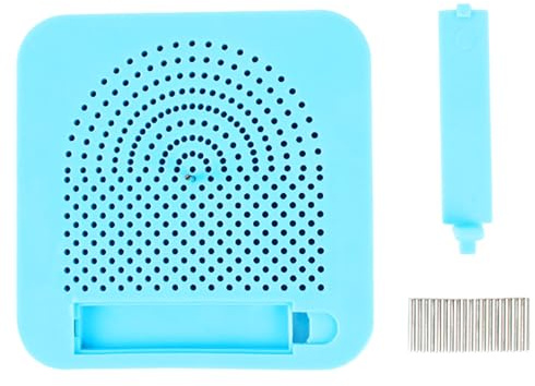 Paper Quilling Tool Board with Pins Storage Box Quilling Knitting Board Grid Guide for Making Paper Strips Folding Crafting