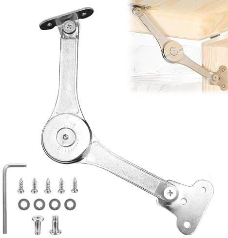 Bisagras De Soporte De Tapa, Bisagra Cierre Suave De Soporte De Tapa, Tapa Abatible Del Soporte Del Armario, Grados Para Puerta De Armario De Cocina Puerta De Gabinete Muebles