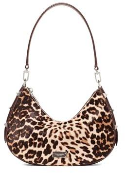 kate spade new york Liv Pebbled Leather Convertible Shoulder, Leopard Multi, One Size, Liv Pebbled Leather Convertible Shoulder