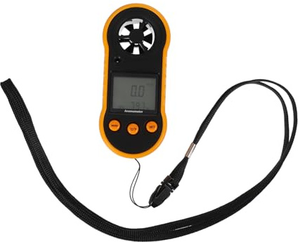Toyvian Handheld Anemometer Screen Display for Accurate Air Flow Gauge for Wind Velocity Measurement Outdoors Features Air Measuring Functionality