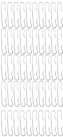 Colcolo Lot de 50 clips de fixation pour câble chauffant et gouttière, Style A