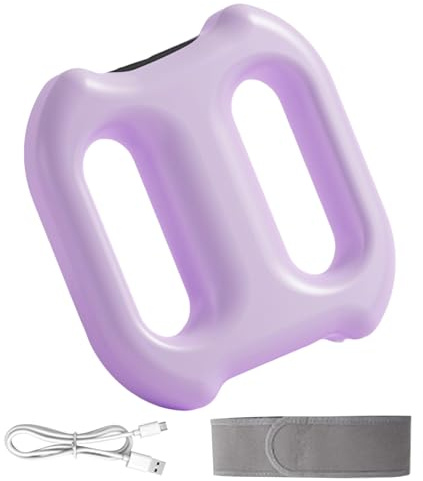 Multifunktionaler Ganzkörper Faszienring, 5 Geschwindigkeiten Silent Vibration Faszienring Silikon mit Verstellbarem Gurt, Faszien Massagering Für Beine, Oberschenkel, Vibrations, Bauch, Rücken