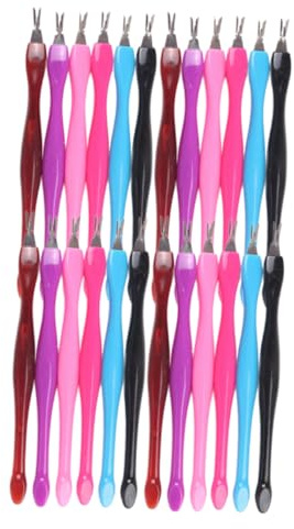 Alipis Set de 48 Pièces pour Enlever Peaux Mortes, Outil de Manucure et Acier Inoxydable pour Retrait des Cuticules, Usage Professionnel et Nail Art