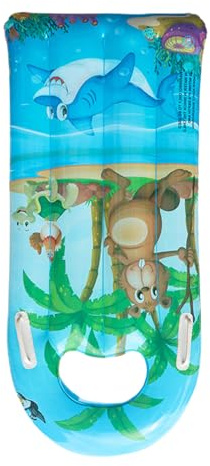 Schwimmbrett - Aufblasbares Bodyboard mit Griffen, tragbarer Pool | Wassersportmatte für Kinder Erwachsene Strandaktivitäten zum Schwimmen, Spielen, Spaß