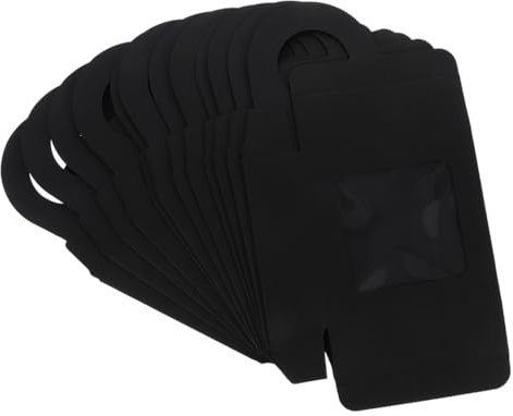 CONGARTENO Kraftpapier Weinkiste Mit Sichtfenster 20 Stück Weinkartons Mit Haken Elegante Geschenkbox Für Weinflaschen Praktische Tragetasche Für Events Und Partys