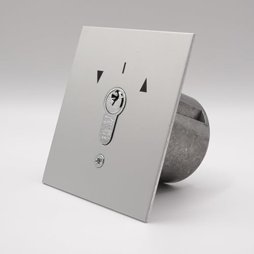 GEBA MSR 1-2T/1 (117.1301.10) - Universal Einbau-Schlüssel - Steuerung 1-2T NO - IP54 - Deutsche Herstellung - 3 Schlüssel inklusive - Europäischer Zylinder + 1 DOMOBIP Goodies
