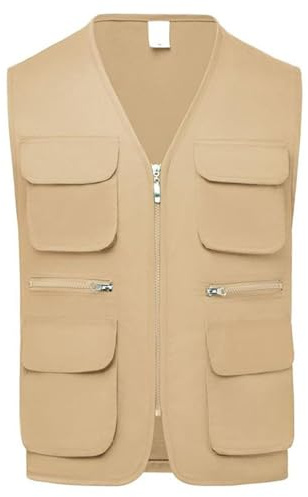 AwnsIMfreien Gilet de pêche pour Enfants, Gilet de pêche pour Enfants avec Plusieurs Poches, à séchage Rapide pour Les Aventures en Plein air, randonnée, équipement Camping pour garçons et Filles