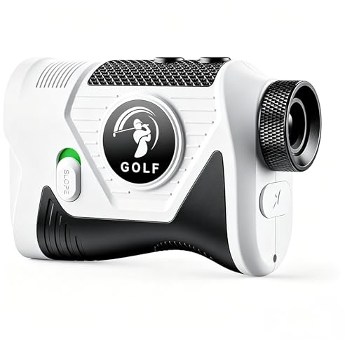 Telemetro da golf con blocco bandiera pendenza vibrazione ingrandimento 7x USB-C ricaricabile IP54 banda magnetica per e caccia