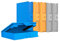 Inateck 6 Piezas 3,5 Pulgadas Funda Pro,Funda Caja de Almacenamiento para HDD Discos Duros 3,5 Anti Golpes, Anti Estática, Anti Polvo, Estuche para HDD de 3.5 Pulgadas, Naranjo/Azul/Gris