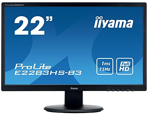 iiyama E2283HS-B3 22 ProLite HD LED Monitor - Black