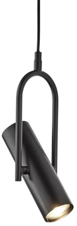 Decken Hänge Lampe Wohn Zimmer Schein Werfer Design Pendel Leuchte schwarz