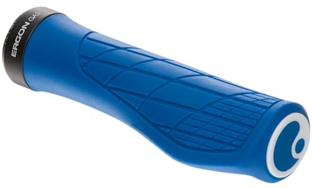 Ergon GA3 cykelhandtag | ergonomiskt med miniwing | MTB, All Mountain, Trail | Regular | Small | Midsummer Blue