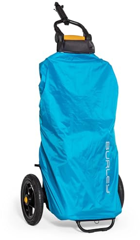 Burley Regenverdeck für Travoy in Einer Rahmentasche, cyanblau