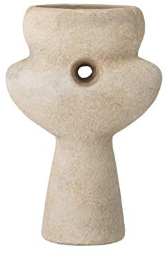 Bloomingville Ngoie Deko-Vase, in der Farbe Natur, Terrakotta, Maße: L11,5xH17xW6 cm, 82049582