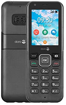 Doro 7000H Black 2.4 4GB 4G Unlocked & SIM Free Mobile Phone