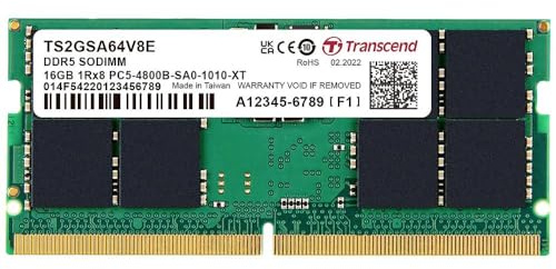 Transcend TS3200HLB-16G module de mémoire 16 Go 1 x 16 Go DDR4 3200 MHz