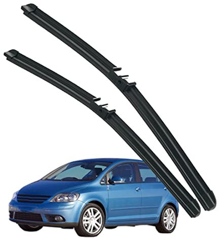 QHYTL Scheibenwischer Für Auto Scheiben Wiper Blades Für Golf Plus 2005-2009 Wischerblatt Vorne Wischblätter Gummi Windshield Wipers 700mm+700mm fit Seitenstiftarm,Front Window Wiper 2pcs