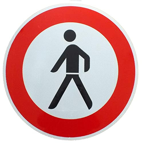Original Verkehrsschild RA2 Nr. 259 Verbot für Fußgänger 600 mm StVO RSA-21 RAL Straßenschild Baustellenschild Verkehrszeichen Verkehrsschilder Straßenschilder Schild Schilder