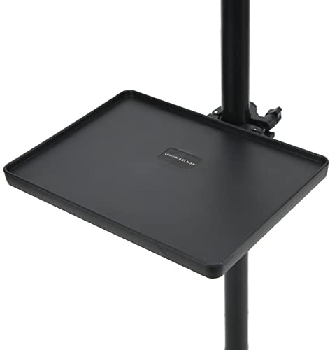 Akozon Mikrofonständer Tablett, Notenständer Regal Mikrofonhalter Microphone Stand ABS Tablett zum Klemmen Handy Stativ Multifunktionale Live Broadcast Halterung für Bühne Kontrollraum