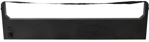 vhbw Farbband Schriftband kompatibel mit Citizen 1200 | 120 D PLUS, 120 D, 180C, 124 D, 121 PDS, 120 DS Nadeldrucker, Bondrucker - Schwarz