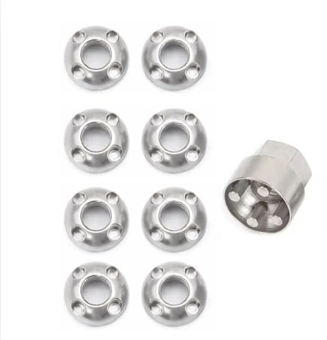 8 x Fits Tent Box/Roof Tent - Anti-Theft Nuts Tamperproof Locking Nuts Set (8 x M8 Locking Nuts)