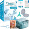 Kit de nettoyage et tablettes – 36 comprimés 1 mois de retenue d'approvisionnement frais, brite et sans taches – Comprimés nettoyants de retenue – Protège-dents, prothèses dentaires, aligneurs