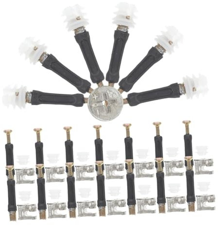 OUNONA 24juegos Repuesto Para Muebles Hebilla De Fijación Cerraduras De Leva Completo