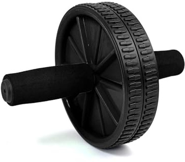OcioDual Bauchroller Bauchmuskeltrainer, Bauchtrainer Roller, Sportgeräte Zuhause, Bauch Trainingsgerät, Abdominal Wheel, Core, Bauchroller mit Griff, AB Wheel, Schwarz