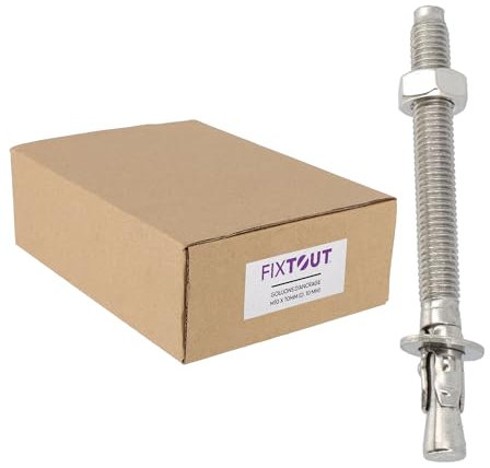 Lot de 25 goujons d'ancrage en acier inoxydable A2 M10 - Diamètre 10 mm - 150 MM