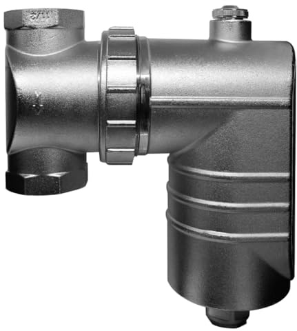Trappex Maxim Magnetic Commercial Brass Filter, 1 BSP, High-Capacity, for Heat Pumps, Underfloor Heating and Larger Light-Commercial Applications