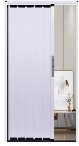 Concertina Door Pleated Folding Doors Internal - Space Saving Closet Panel in Various Widths - 24-70 inches - Easy Installation & Stylish Home Upgrade