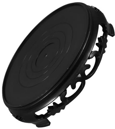 Milisten bac pour Plantes d'intérieur Accessoire Jardinage bac à Fleurs bacs à Fleurs Ronds bac de Drainage pour jardinière Support bac à Eau égouttoirs pour Plantes en Pot Black