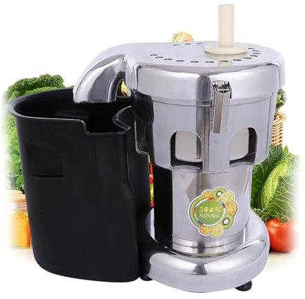 Masticating Juicer - Powerful Commercial Juice Extractor for Fruits and Vegetables, 2800r/min, Stainless Steel, No Need to Filter, Efficient Juicing Solution