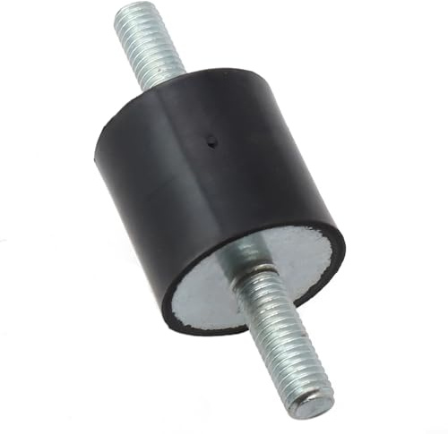 Yuanpgky 4-Pack Anti-Vibration Rubber Feet M8 Thread, Heavy-Duty Dampers for Air Conditioning Heat, Air Compressors, Engines, Welding Machines and Other