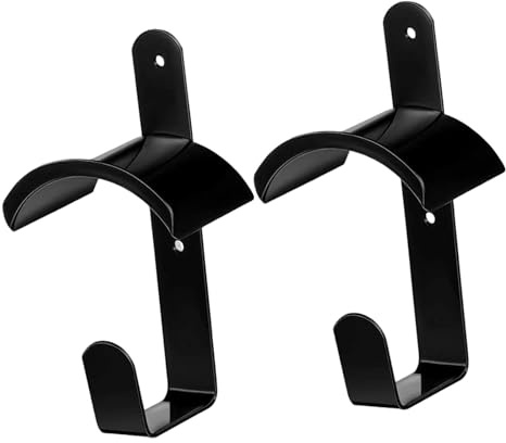 rockible 2Pcs Bridle Rack Halter Hooks Stable with Screws Included Horse Tack Storage Bracket Saddle Racks Horse Bridle Hanging Hooks