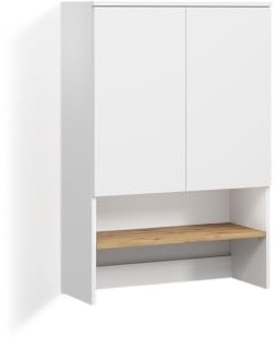 Livinity Armario para Lavadora Paolina, Blanco/Artesano, 68 x 100.4 cm