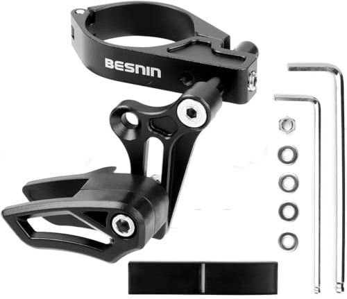 BESNIN Kettenführung Mountainbike Kettenführung Fahrrad MTB Kettenführung Bash Guard Fahrrad Kettenschutz 7075 Aluminiumlegierung