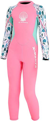 Bambini Ragazze Ragazzi Un Pezzo di Protezione Solare UV Shorty 2.5mm Neoprene Muta Costumi Da Bagno Costumi Da Bagno Immersione Tute 4-5 anni/Medium