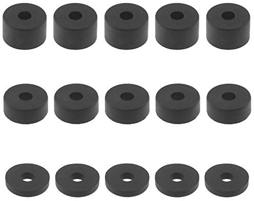 EMSea 15 Stück M8 Gummi Abstandshalter Kit Assorted Thickness Standoff Washer für Heimwerker Dämpfung Absorbierender Aufprall 26x15mm 26x10mm 26x5mm 5 Stück pro Größe