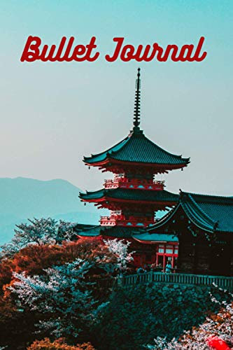 Bullet Journal: Pré-rempli. Carnet de note couverture inspiration Japon, Chine.