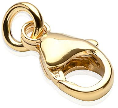 NKlaus Karabiner 333 Gelbgold, Verschluss 8,3x6,4mm für Goldketten, 1 Stück | Innendurchmesser: 3,9mm