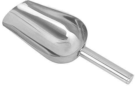 FOUTP 1 Pièce Pelle En Acier Inoxydable,Scoop Alimentaire Pelles À Glace Cuillères À Bonbons Farine Pratique Pelle À Glaçon Pelle Inox En Acier Inoxydable Pour Cuisines, Bars, Buffets, Fêtes, Céréales