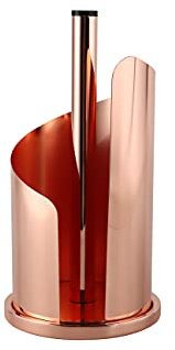 ECHTWERK Porte-Rouleau de Cuisine, Porte-Rouleau d'essuie-Tout, Porte-Rouleau de Papier en Acier Inoxydable, Facile à déchirer, Facile à Utiliser, Debout, Robuste, édition cuivre, 15,5 x 33 cm