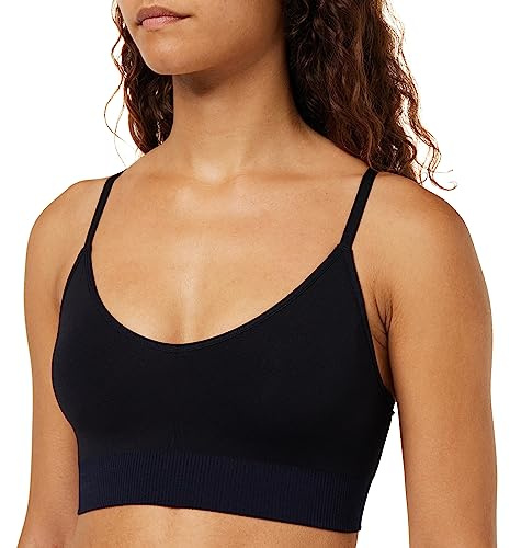 Sloggi Damen BH Ever Infused Aloe Bralette, ohne Bügel, mit Polsterung, Pull-On, S, Schwarz