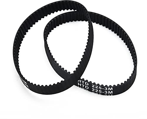 URPIZY 2X Planer Drive Belt Replacement Planer Toothed Drive Belts For Timing Belt for for PBS 75 & for PBS 75 E Spare Part,1604736005